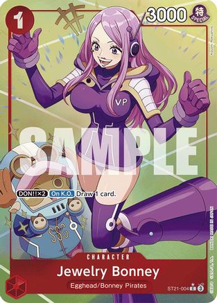Jewelry Bonney (Parallel) (ST21-004) - [Starter Deck EX: Gear 5] Foil