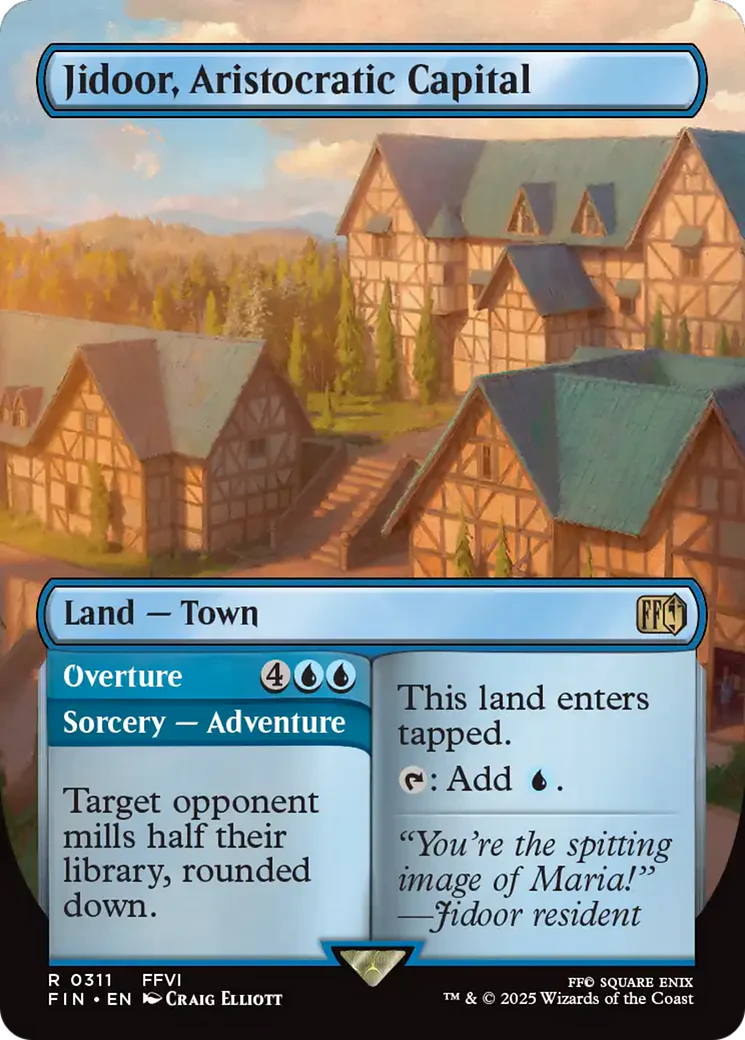 Jidoor, Aristocratic Capital // Overture (Borderless) [FINAL FANTASY] Foil