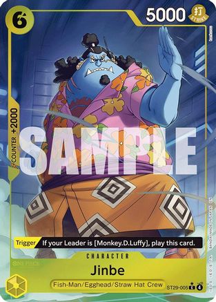 Jinbe (Full Art) (ST29-005) - [Starter Deck 29: Egghead] Foil