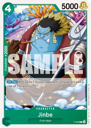 Jinbe - P-063 (Reprint) (P-063) - [Premium Booster -The Best- Vol. 2]