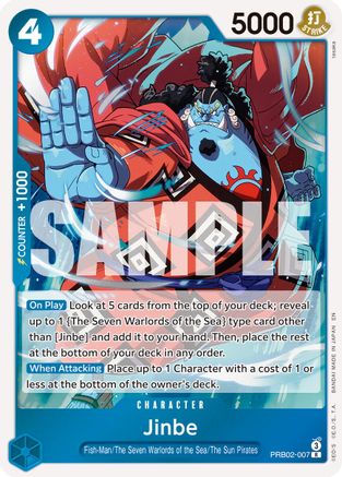 Jinbe - PRB02-007 (PRB02-007) - [Premium Booster -The Best- Vol. 2] Foil