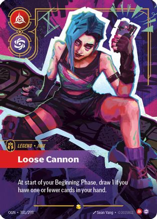 Jinx - Loose Cannon (Showcase) (301/298) - Riftbound - [Origins] Foil