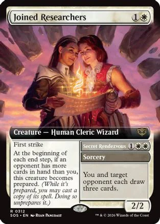 Joined Researchers (Extended Art)  [Secrets of Strixhaven] Foil