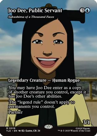 Joo Dee, Public Servant - Sakashima of a Thousand Faces (Borderless)  [Avatar: The Last Airbender: Eternal-Legal]