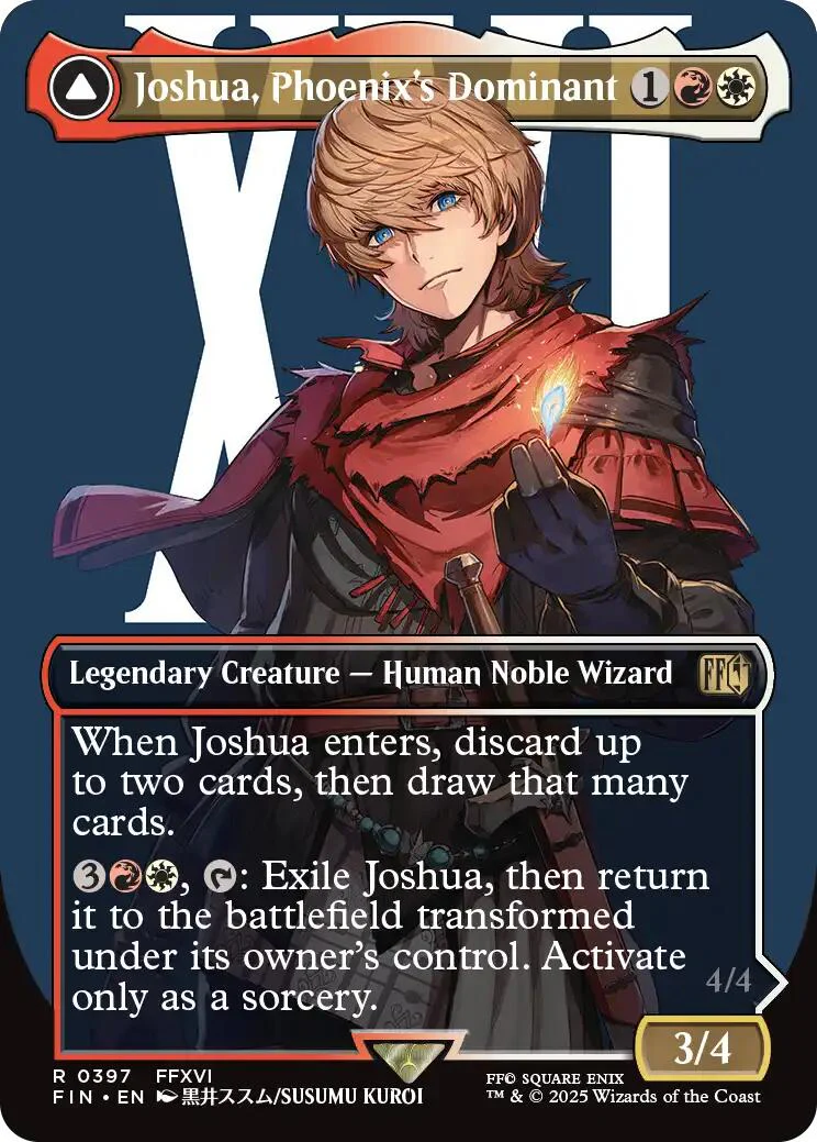 Joshua, Phoenix's Dominant (Borderless) [FINAL FANTASY] Foil - Image 2