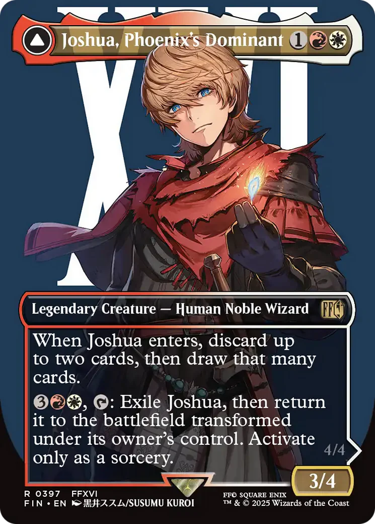 Joshua, Phoenix's Dominant (Borderless) [FINAL FANTASY] Foil - Image 3