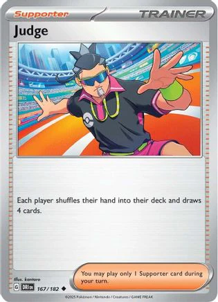 Judge (167/182) [Scarlet & Violet: Destined Rivals] Reverse Holofoil