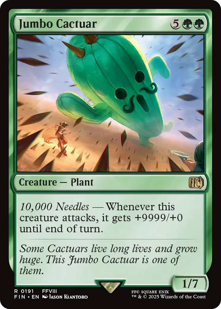 Jumbo Cactuar [FINAL FANTASY] Foil