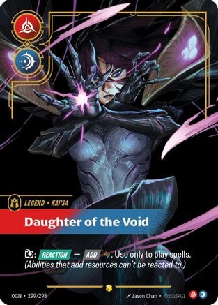 Kai'Sa - Daughter of the Void (Showcase) (299/298) - Riftbound - [Origins] Foil