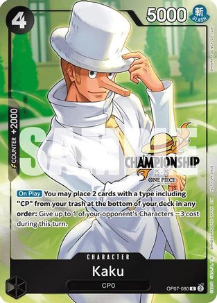 Kaku (CS 25-26 Celebration Pack) (OP07-080) - [One Piece Promotion Cards] Foil