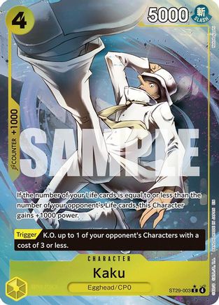 Kaku (Full Art) (ST29-003) - [Starter Deck 29: Egghead] Foil