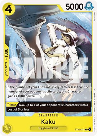 Kaku (ST29-003) - [Starter Deck 29: Egghead]