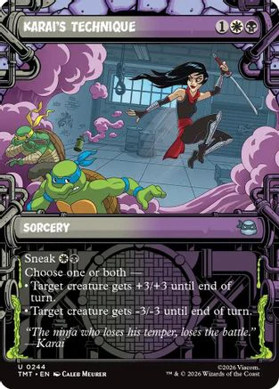 Karai's Technique (Showcase)  [Teenage Mutant Ninja Turtles] Foil