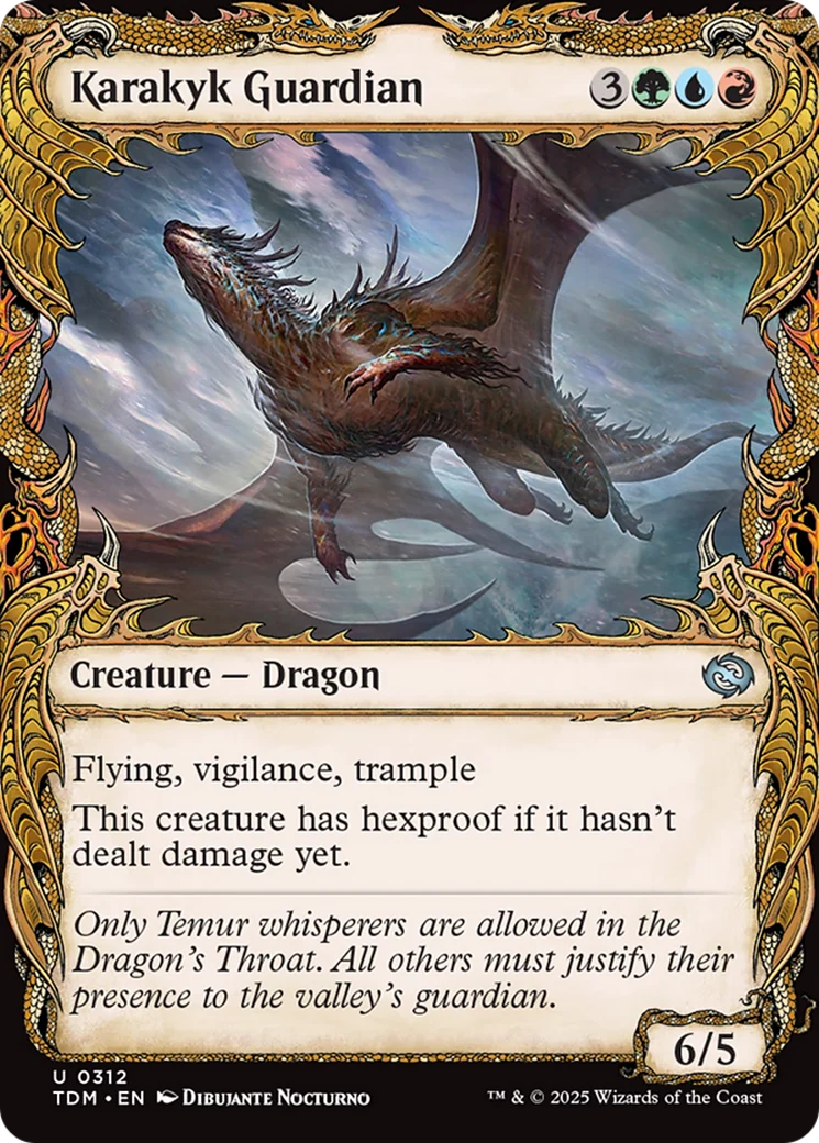 Karakyk Guardian (Showcase) [Tarkir: Dragonstorm] Foil