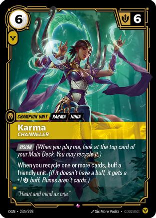Karma - Channeler (235/298) - Riftbound - [Origins] Foil
