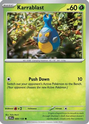 Karrablast (009/159) [Scarlet & Violet: Journey Together] Reverse Holofoil