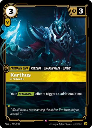Karthus - Eternal (236/298) - Riftbound - [Origins] Foil