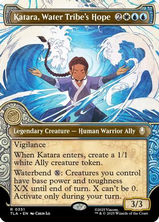 Katara, Water Tribe's Hope (Showcase)  [Avatar: The Last Airbender] Foil