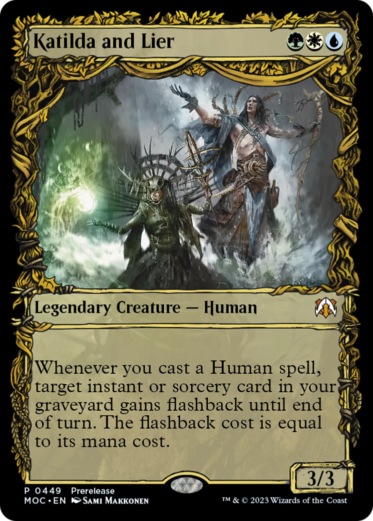 Katilda and Lier (Showcase Planar Booster Fun) [March of the Machine Commander Prerelease Promos] Foil