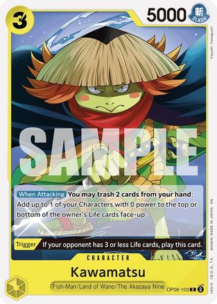 Kawamatsu (Reprint) (OP06-103) - [Starter Deck 28: GREEN/YELLOW Yamato]
