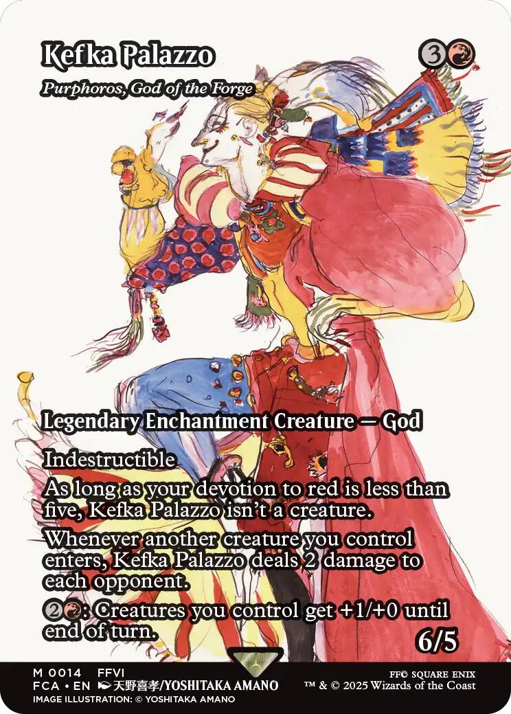 Kefka Palazzo - Purphoros, God of the Forge (Showcase) [FINAL FANTASY : Through the Ages] Foil