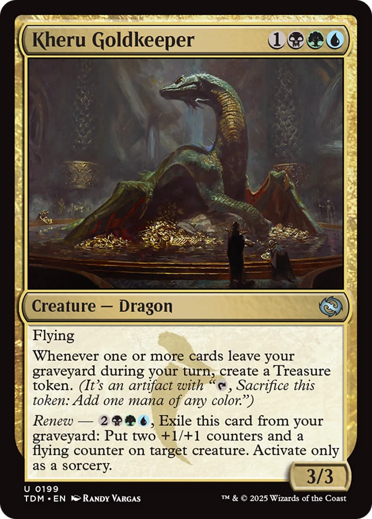 Kheru Goldkeeper [Tarkir: Dragonstorm] Foil