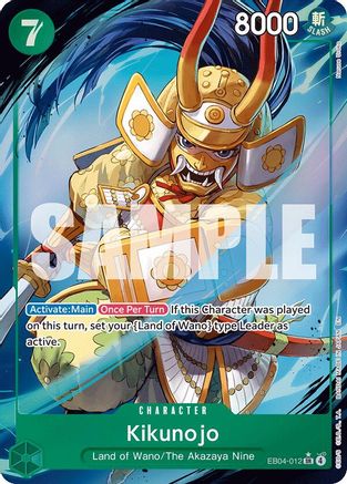 Kikunojo (Alternate Art) (EB04-012) - [The Azure Sea's Seven] Foil