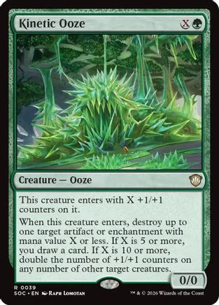 Kinetic Ooze  [Commander: Secrets of Strixhaven]