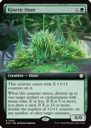Kinetic Ooze (Extended Art)  [Commander: Secrets of Strixhaven]