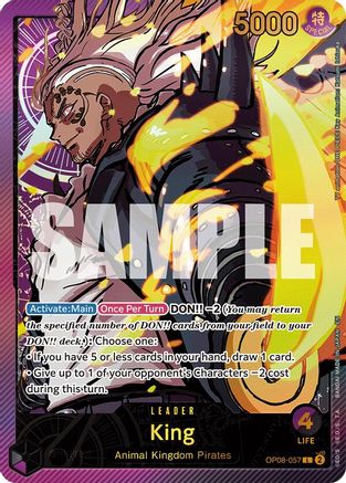 King (SPR) (OP08-057) - [Extra Booster: Anime 25th Collection] Foil