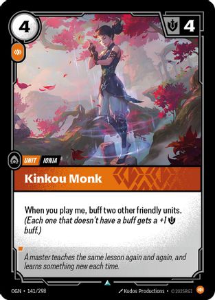 Kinkou Monk (141/298) - Riftbound - [Origins]