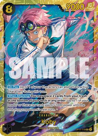 Koby (119) (OP11-119) - [A Fist of Divine Speed] Foil