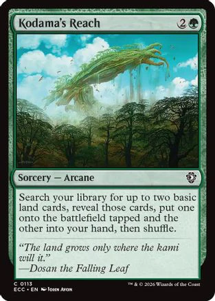 Kodama's Reach  [Commander: Lorwyn Eclipsed]