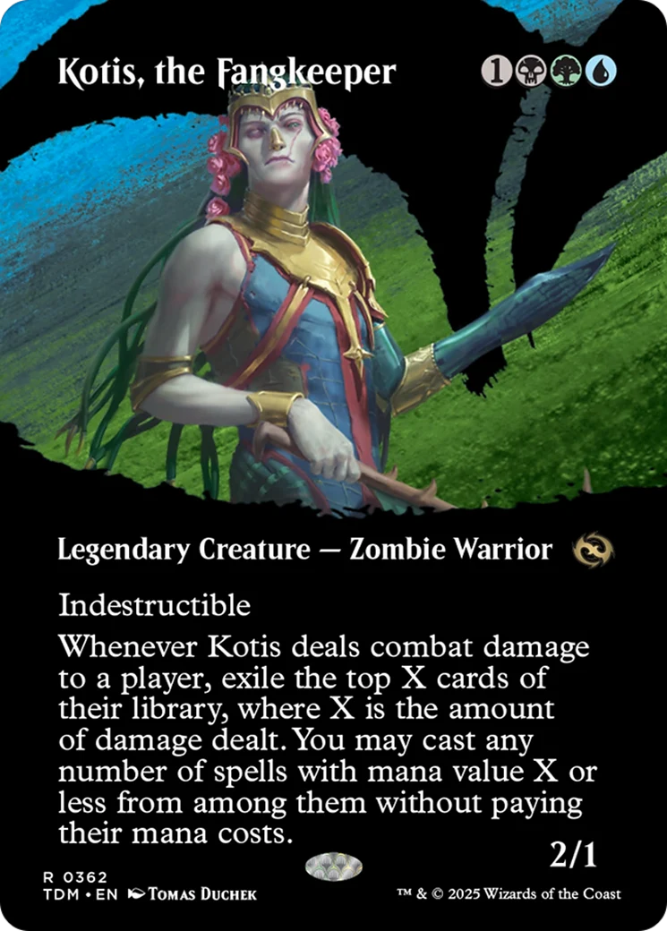 Kotis, the Fangkeeper (Borderless) [Tarkir: Dragonstorm] Foil