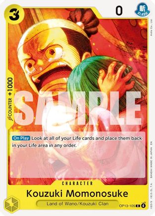 Kouzuki Momonosuke (OP13-105) - [Carrying On His Will]