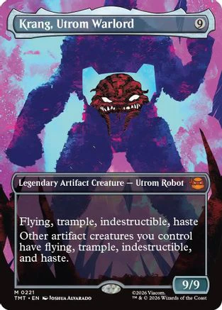 Krang, Utrom Warlord (Borderless)  [Teenage Mutant Ninja Turtles] Foil