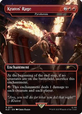 Kratos' Rage - Pyrohemia  [Secret Lair Drop Series] Foil