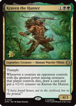 Kraven the Hunter  [Prerelease Cards] Foil