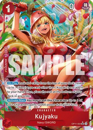 Kujyaku (Alternate Art) (OP11-004) - [A Fist of Divine Speed] Foil