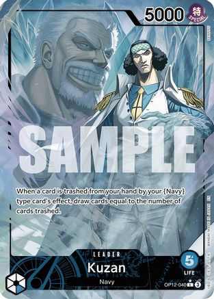 Kuzan (040) (Alternate Art) (OP12-040) - [Legacy of the Master] Foil