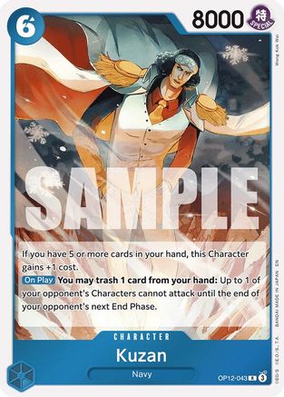 Kuzan (043) (OP12-043) - [Legacy of the Master] Foil