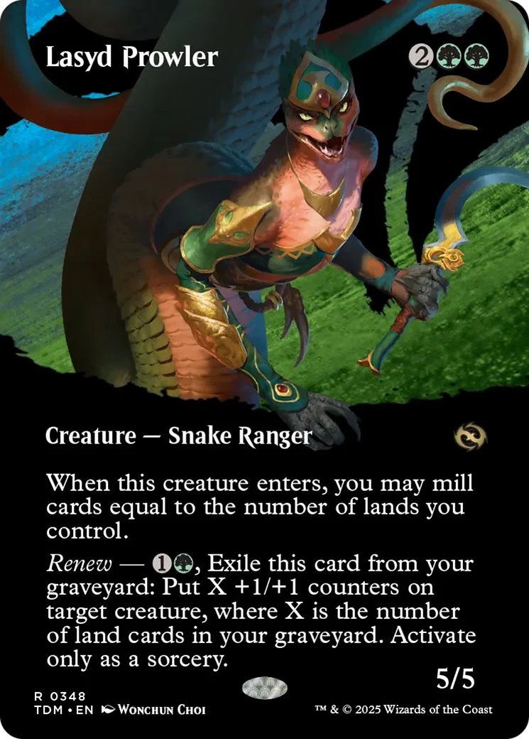Lasyd Prowler (Borderless) [Tarkir: Dragonstorm] Foil