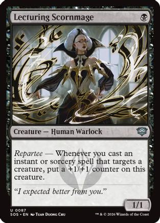 Lecturing Scornmage  [Secrets of Strixhaven] Foil