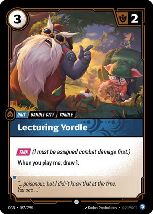 Lecturing Yordle (087/298) - Riftbound - [Origins]