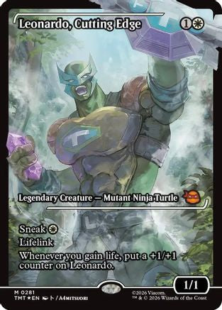 Leonardo, Cutting Edge (Showcase)  [Teenage Mutant Ninja Turtles] Foil
