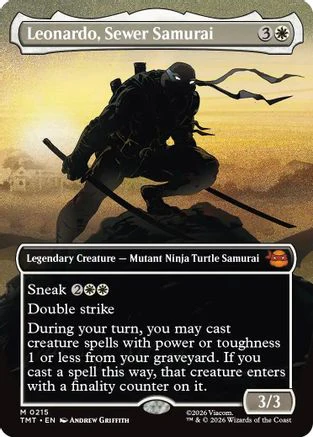 Leonardo, Sewer Samurai (Borderless)  [Teenage Mutant Ninja Turtles]