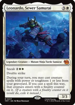 Leonardo, Sewer Samurai  [Teenage Mutant Ninja Turtles] Foil