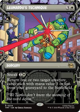 Leonardo's Technique (Showcase)  [Teenage Mutant Ninja Turtles]