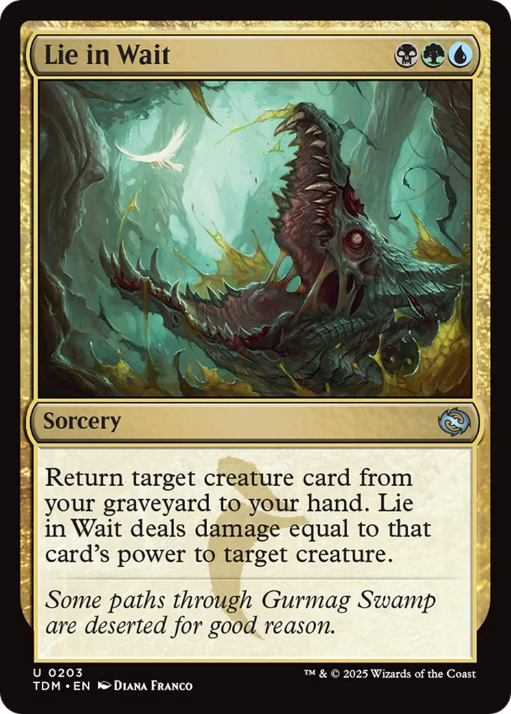 Lie in Wait [Tarkir: Dragonstorm] Foil