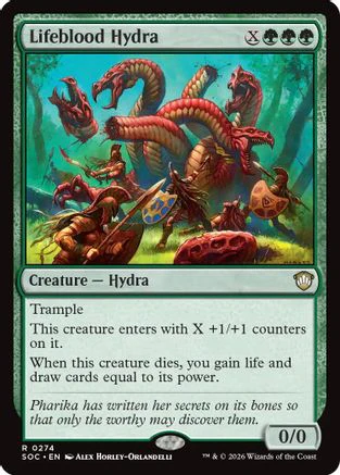 Lifeblood Hydra  [Commander: Secrets of Strixhaven]